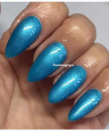 Bluesky Gel Nail Polish BLUE Color Turquoise Metallic Effect Autumn Winter Range WR05 UV LED Soak Off - Buy Online on GoSupps.com