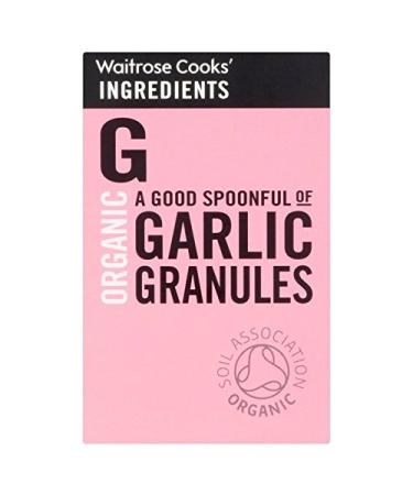 Cooks' Ingredients Organic Garlic Granules Waitrose 65g