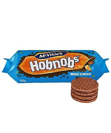McVitie's McVities Hobnobs Milk Chocolate 265g Pack of 15