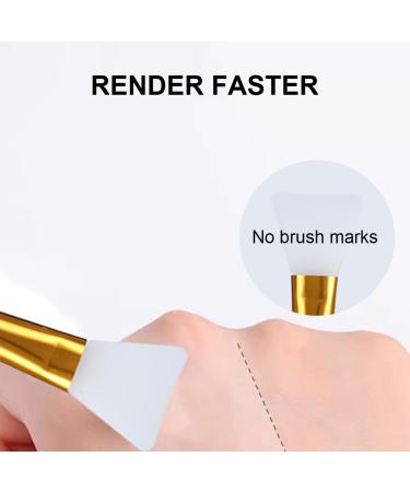 Leeqbcr Facial Mask Brush Set - 2 Silicone Applicators for Masks Serums & DIY Makeup Tools - Buy Online on GoSupps.com