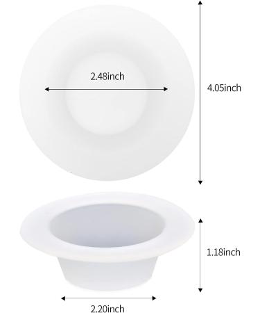 ASAWASA 2 Pcs Wax Warmer Silicone Liner - No Mess, No Scrape Scented Wax Removal - Reusable & Long Lasting - 2.2 inch Diameter - Plug in Wax Warmer - Buy Online on GoSupps.com