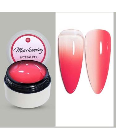 6Ml 1Pc Nail Gel Gradient Non Stick Hand Extension Gel Nail Polish DIY Nail Art UV Gel Varnish Nails - (Color: A07)