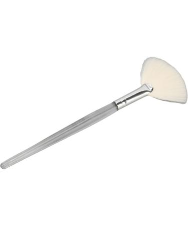 Face Mask Fan Brush Transparent Handle Cosmetic Flat Facial Brush Large Applicator for Beauty Salon - Buy Online on GoSupps.com