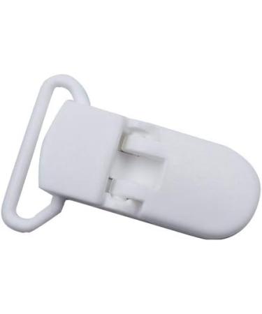 10pcs Reusable Plastic Pins for Baby Dummy Pacifier Clips | Toy Craft Supplies - White - Buy Online on GoSupps.com