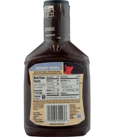 Bulls Eye BBQ Sauce Hickory Smoke 510g Bottle - Buy Online on GoSupps.com