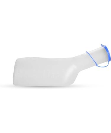 Men's 1L Urine Bottle - Durable Translucent Plastic Easy-to-Read Measurement Portable & Leak-Resistant | Perfect for Travel & On-the-Go Use - Buy Online on GoSupps.com