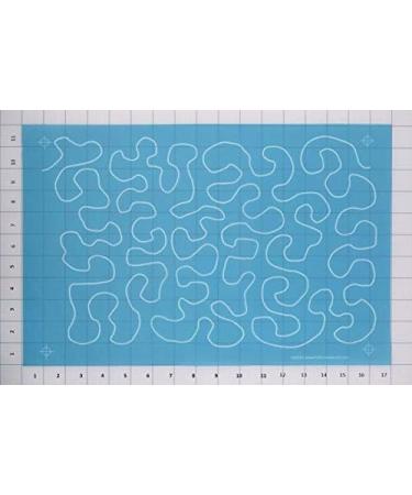Full Line Stencil Beginners Choice Bundle with Pounce Pad and White Ultimate Iron Off Chalk - 31019 Large Stipple Meander (QPU 31019) - Buy Online on GoSupps.com