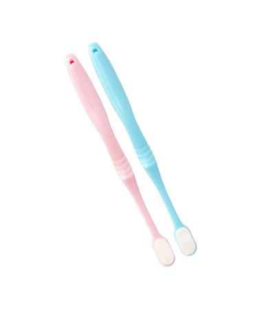 Beaupretty 2 pieces nano ultra -fine toothbrush tooth cleaning tool toothbrush for daily use gum care toothbrush ultra toothbrush toothbrush with long