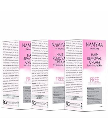 Namyaa Lot de 3 cr mes d pilatoire pour peaux intimes 60 g
