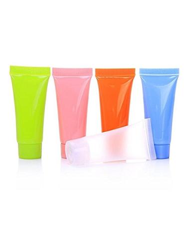 24 Pack 5ml Empty Refillable Plastic Tubes for Shampoo Shower Gel Body Lotion - Random Colors - Buy Online on GoSupps.com