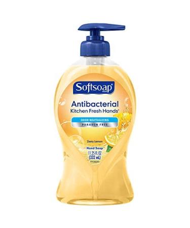 Softsoap Kitchen Fresh Hands Antibacterial Liquid Hand Soap 11.25 oz Per Bottle (3 Pack) Fresh 11.25 Fl Oz (Pack of 3)