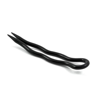 Simple Black Hair Pins - 10 Pack (9 cm) | International Shipping Available - Buy Online on GoSupps.com