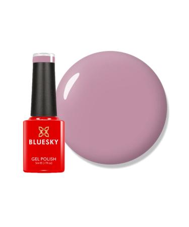Bluesky Gel Nail Polish Musk Pink - A044 Nude Pink Long Lasting Chip Resistant 5ml (Requires Drying Under UV LED Lamp)