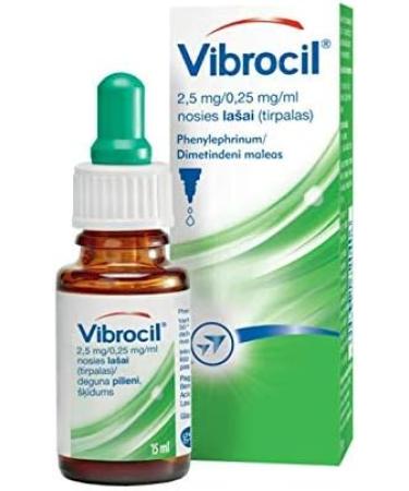 Vibrocil Nasal Drops 15ml - Fast Relief for Swelling & Runny Nose - Buy Online on GoSupps.com