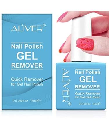 Gel Nail Polish Remover Remove Gel Nail Polish Within 2-3 Minutes Nail Varnish remover Quick & Easy Polish Remover No Need For Foil Soaking Or Wrapping15 ml