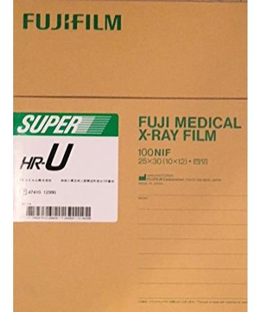 Fuji Super HR-T Medium Speed Green 10x12 X-Ray Film