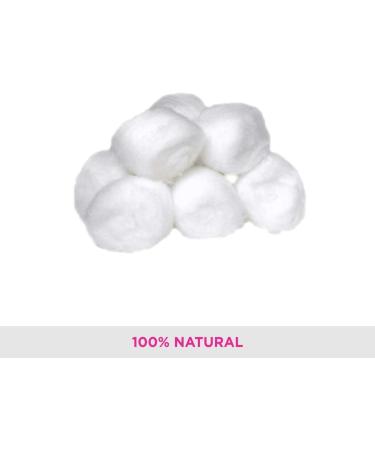 Spancare Cotton Balls - Eye Face Makeup & Nail Paint Remover (50 Pack) | Soft & Absorbent | International Shipping - Buy Online on GoSupps.com