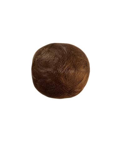 Round Hair Padding Chignon Add Volume Puff Hair Bun Maker For Lift Updo Extension Accessory Hair Style (SMALL Brown) SMALL Brown