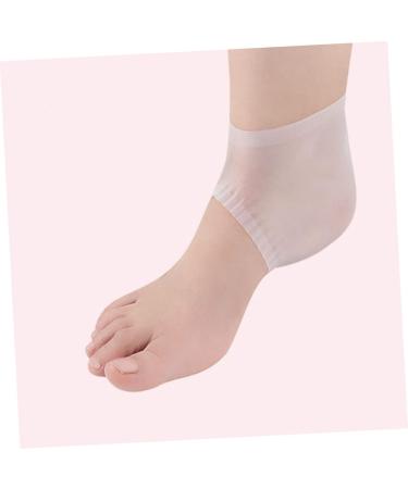 Ipetboom 1 Pair Moisturizing Socks Cracked Heel Sleeves Silicone Socks Heel Cups Silicone Heel Protectors Antichapping Socks Silicone Gel Feet Heel Socks Breathable Socks Gelt White Care medium - Buy Online on GoSupps.com