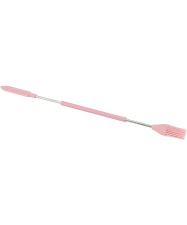 Telescopic Silicone Spatula Pink Reusable Jar Scraper Retractable Mini Makeup Spatula Spoon Set for Cosmetics - Buy Online on GoSupps.com
