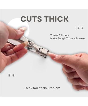 German Nail Clippers for Men - 2024 Ultra Sharp Portable Nail Clippers with Storage Box & Grinder for Thick Nails - Luxury Quality - Buy Online on GoSupps.com