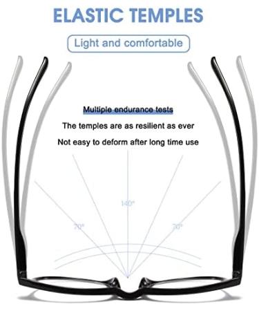 Buy Blue Light Blocking Round Reading Glasses for Women - Leopard Spring Hinges 1.75x - Computer Eye Protection - Buy Online on GoSupps.com