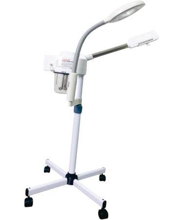 Oshhni Stand Facial Steamer Mist Face Steamer with 5x LED Magnifying Lamp 2 in 1 Steamer for SPA Salon - Buy Online on GoSupps.com