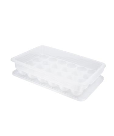 1pc Box 24 Egg Trays Stuffed Eggs Clear Stand Egg Filler Flat Compartment Egg Tray Eggs Basket