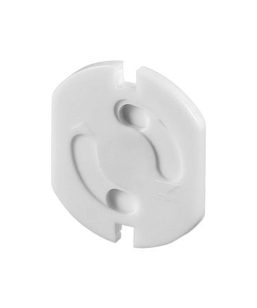 Goobay 51319 5 x socket protection socket protection child locking for babies with rotary mechanics without gluing - self -adhesive screwable white 1 unidad