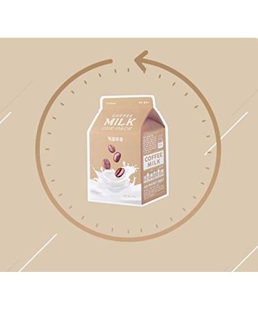 APIEU Coffee Milk Sheet Mask - Firming One Pack | Korea Cosmetics - International Shipping - Buy Online on GoSupps.com