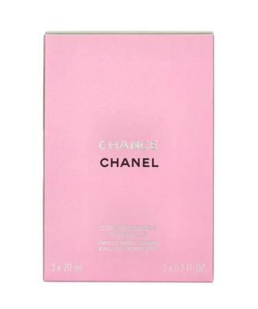 CHANEL Chance Twist & Spray Eau De Toilette Refill - 3x20ml/0.7oz - Buy Online on GoSupps.com