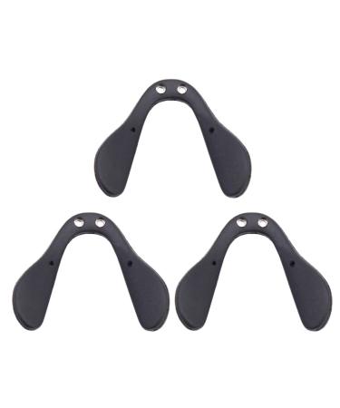 Ciieeo sunglasses nasal pad nose pieces 3 pieces glasses nose pads glasses pads glasses sunglasses saddle bridge slipproof nose brick for glasses sunglasses frames glasses