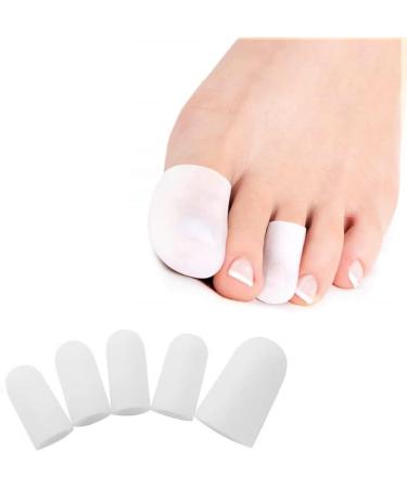 Carolhome Soft Gel Toe Protectors 14Pcs - Pain Relief for Ingrown Toenails, Calluses, Hammer Toes | Silicone Toe Covers for Foot Pain - Style 1 - Buy Online on GoSupps.com