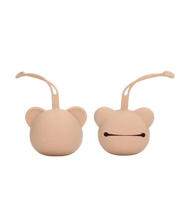 Shop Silicone Pacifier Case - Easy to Clean Dustproof & Soft for Newborns | Practical Coffee Color Design - Buy Online on GoSupps.com