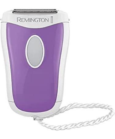 Remington ladies shaver Compact smooth&silky WSF4810 angled shaving head wet and dry applications white/purple