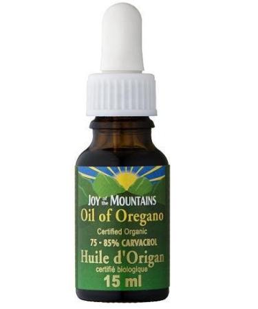 Oregano Oil CERTIFIED ORGANIC- Joy of the Mountain - 75% Carvacrol (15mL) Brand: Joy of the Mountain