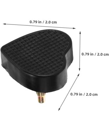 VALICLUD 5 Pairs Heart Shaped High Heel Pads - Replacement Tips & Caps for High Heel Shoes | Durable PVC Pin Heel Repair Accessories - Buy Online on GoSupps.com