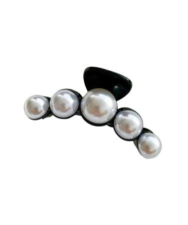 New 2025 Big Pearl Hair Claw For Women Ladies Makeup Hair Barrettes Hair Accessories Korean Cross Crab Fashion New For Fashion Headwear Jewelry Fashion Accessories Creative Gift