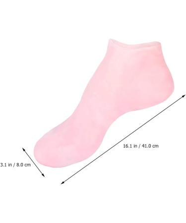 Moisturizing Gel Booties Socks - Hydrating Heel Cuffs for Dry Feet | SEB 41x8x1cm - Buy Online on GoSupps.com