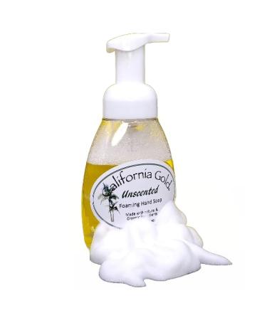 California Gold Artisan Soaps Unscented Foaming Hand Soap 1-8oz Bottle