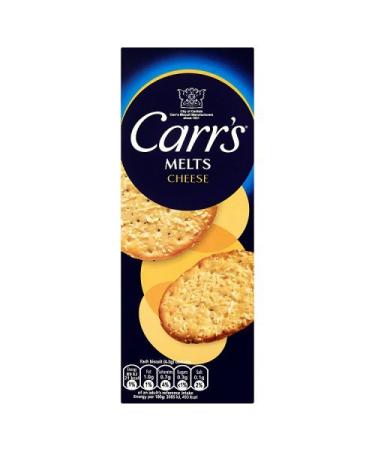 Carr's - Melts - Cheese - 150g (Case of 12)