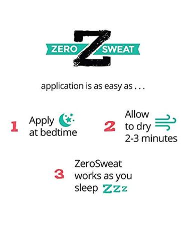 ZeroSweat Antiperspirant Deodorant | Clinical Strength Hyperhidrosis - 2 Pack (1 Fl Oz each) - Buy Online on GoSupps.com