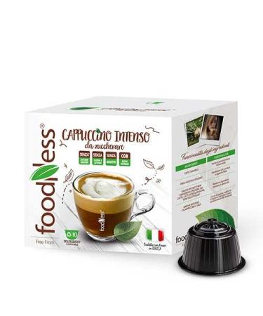 FoodNess Cappuccino Intenso Compatible with Dolce Gusto Boda Coffee Aroma and All Typical Cappuccino Capsule (6 Tot. 60 Capsules)
