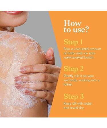 Shower Gel with Coconut & Ayurveda | Sulphate & Paraben Free | 100% Vegan | 200ml | International Shipping Available - Buy Online on GoSupps.com