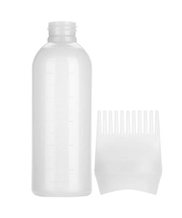 Yosoo Health Gear Root Comb Applicator Bottle - 160ml Plastic Hair Color Brush - Hair Dyeing Coloring Bottle Brush - Shampoo Hair Color Oil Comb Applicator Tool - White - Buy Online on GoSupps.com