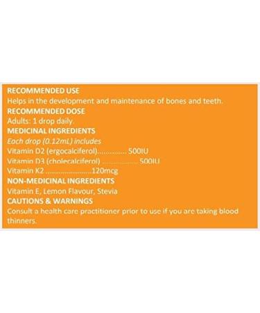 Benemax Vitamin D3 + D2 + K2 Drops: Immune Support + Healthy Bones. 12ml. 100 Drops - Buy Online on GoSupps.com