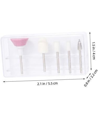 HONMEET 2 Boxes Nail Grinding Head Kit Drill Bits for Nails Nail Bit Nail Polishing Head Manicure Nail Gel Polish Nail Art Kit Home Pedicure Kit Para U as Nail Kits Nail Polisher Kit White - Buy Online on GoSupps.com