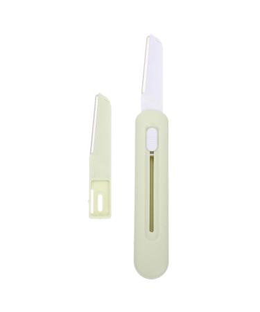 1 Set Eyebrow Trimmer Stainless Steel Blades Brow Scissors Professional Eyebrow Shaping Tool Fashion Eyebrow Razor Womens Razors for Shaving Face Eyebrow Razor for Travel Portable