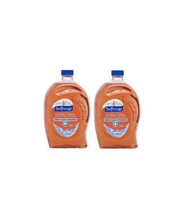 Softsoap Antibacterial Hand Soap with Moisturizers Refill, Crisp Clean 56 fl oz (2 PACK) Crisp Clean Refill, 56 oz 56 Fl Oz (Pack of 2)