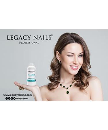 Legacy Nails Professional 16 oz Nail Sculpting Liquid Monomer - Color Stabilizer EMA Acrylic Monomer for Nail Extensions - Non-Yellow Formula - 16 Fl Oz - Buy Online on GoSupps.com